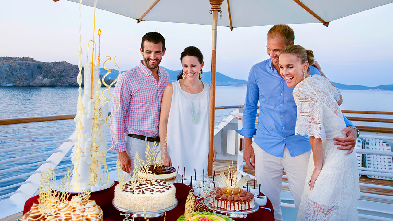 Celebrate milestones, weddings, and anniversaries with SeaDream Yacht Club