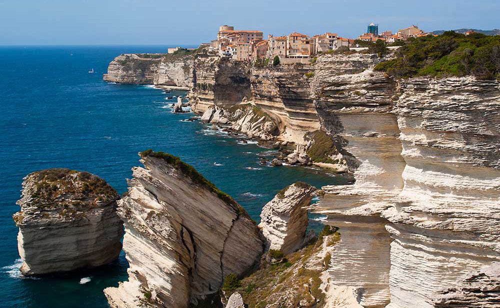 Bonifacio, Corsica, France mediterranean port destinations