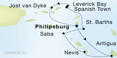 7-Day  Luxury Voyage from Philipsburg to Philipsburg: Philipsburg to Philipsburg