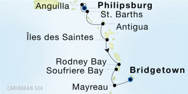 7-Day  Luxury Cruise from Philipsburg to Bridgetown: Windward Islands Explorer