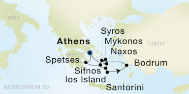 7-Day  Luxury Voyage from Athens (Piraeus) to Athens (Piraeus): Greek Odyssey