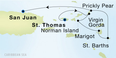 7-Day  Luxury Voyage from Charlotte Amalie, St. Thomas to San Juan: Tropical New Year's I