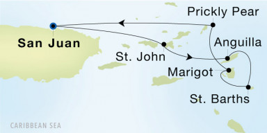 6-Day  Luxury Cruise from San Juan to San Juan: St. Barths Getaway