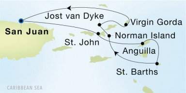 7-Day  Luxury Voyage from San Juan to San Juan: Leeward Islands Discovery