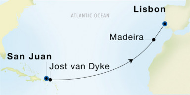 14-Day  Luxury Voyage from San Juan to Lisbon: Transatlantic Spring Voyage I