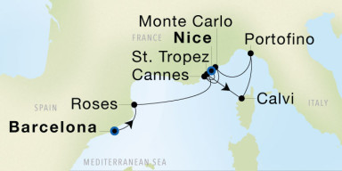 7-Day  Luxury Voyage from Barcelona to Nice: Western Mediterranean Dream