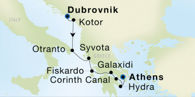 7-Day  Luxury Voyage from Dubrovnik to Athens (Piraeus): Croatia & Greek Isles