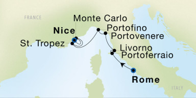 7-Day Cruise from Rome (Civitavecchia) to Nice: Western Mediterranean Explorer