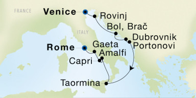 10-Day  Luxury Cruise from Venice to Rome (Civitavecchia): Italian & Adriatic Explorer