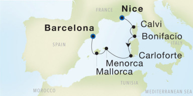 7-Day  Luxury Voyage from Nice to Barcelona: Western Mediterranean Delight