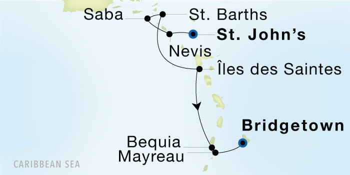 SeaDream Yacht Club: St. John's, Antigua to Bridgetown - SeaDream II