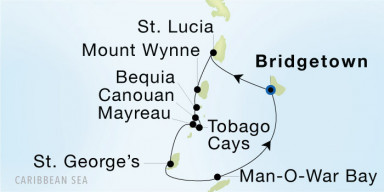 8-Day Cruise from Bridgetown to Bridgetown: The Glorious Grenadines