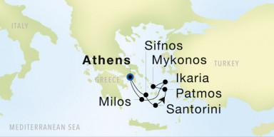 7-Day  Luxury Voyage from Athens (Piraeus) to Athens (Piraeus): Greek Odyssey