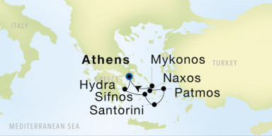 7-Day  Luxury Cruise from Athens (Piraeus) to Athens (Piraeus): Greek Odyssey