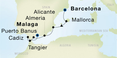 7-Day Cruise from Barcelona to Malaga: Spanish Riviera Revealed