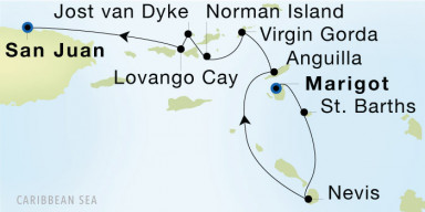 8-Day  Luxury Voyage from Marigot to San Juan: British & French Islands Explorer