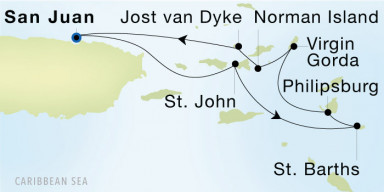 6-Day  Luxury Voyage from San Juan to San Juan: Leeward Islands Adventure