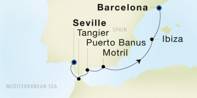 7-Day  Luxury Voyage from Seville to Barcelona: Morocco & the Costa del Sol
