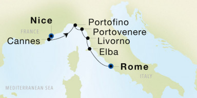 7-Day  Luxury Voyage from Nice to Rome (Civitavecchia): Italian Riviera Dream