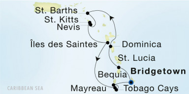 11-Day  Luxury Voyage from Bridgetown to Bridgetown: Barbados & the Grand Caribbean