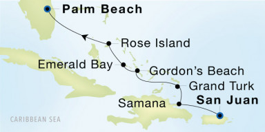 7-Day Cruise from San Juan to Palm Beach: Yachting the Bahamas