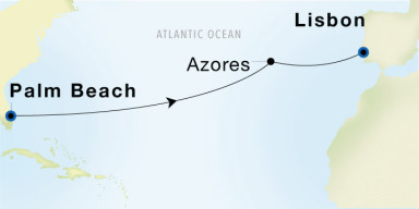 14-Day  Luxury Voyage from Palm Beach to Lisbon: Transatlantic Spring Voyage II
