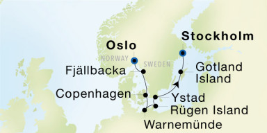 7-Day  Luxury Voyage from Oslo to Stockholm: Scandinavia & Northern Europe Discovery
