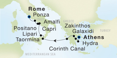 Luxury Cruise: Greece, Sicily & the Amalfi Coast