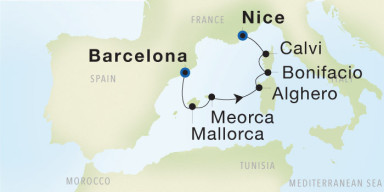 7-Day Cruise from Barcelona to Nice: Western Mediterranean Dream