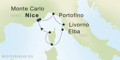 7-Day  Luxury Voyage from Nice to Nice: French Riviera Delight