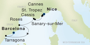 Luxury Cruise: French Riviera & Spanish Coast Discovery