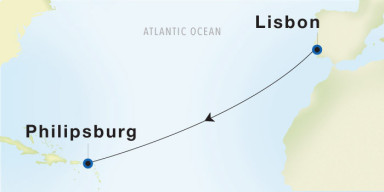 12-Day  Luxury Voyage from Lisbon to Philipsburg: Transatlantic Autumn Voyage II