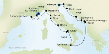 18-Day Cruise from Nice to Venice: Grand Mediterranean & Adriatic Dream