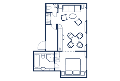 Admiral Suite Layout