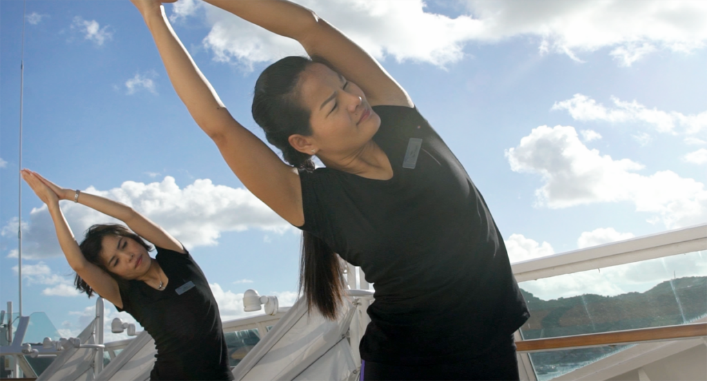 Yoga & Thai chi on deck. - 21 Reasons to Sail with SeaDream